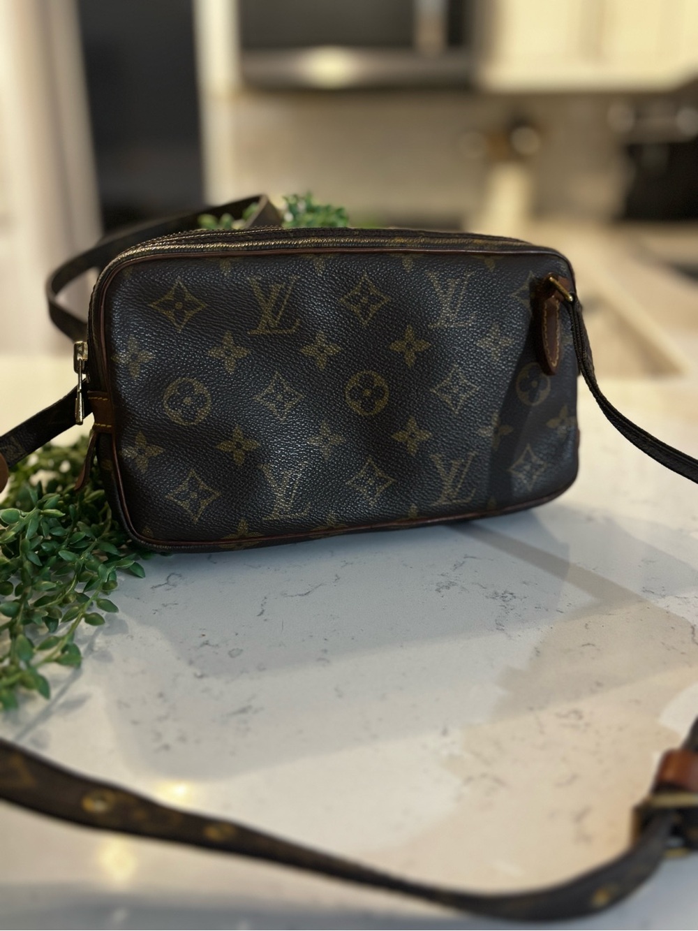 SOLD! Louis Vuitton Marly Bandoliere